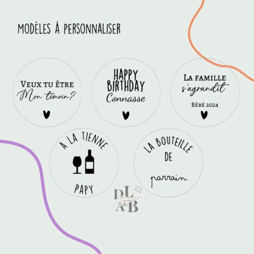 Bouchon de bouteille personnalisé – Bois européen & liège portugais