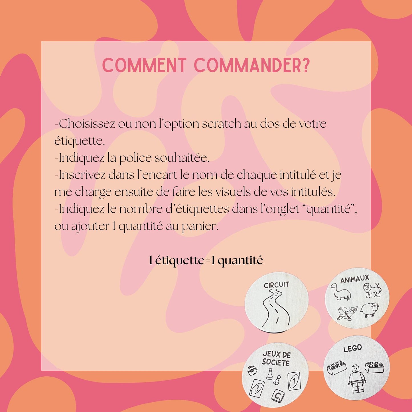 Étiquettes en bois amovibles et personnalisées pour meubles TROFAST – Rangement ludique et éducatif