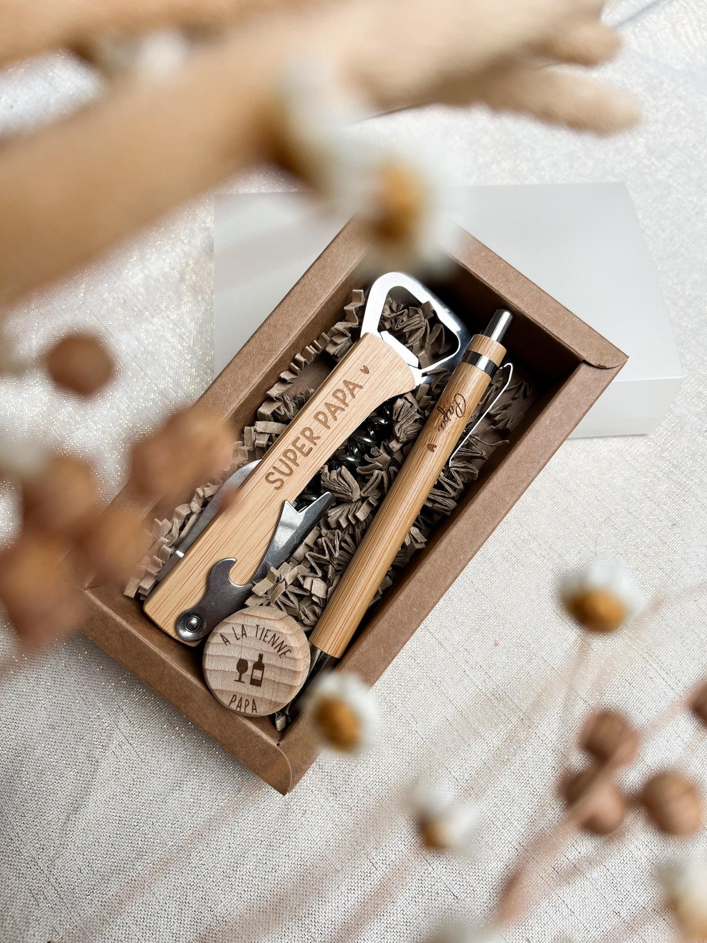 Coffret cadeau "Chauvin" personnalisable – Idée originale pour Franc-Comtois, amateur de vin et de fromage – Fête des Pères ou des Grands-Pères